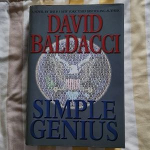 Simple Genius by David Baldacci Hardcover Book Novel